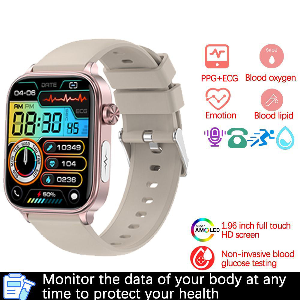 Bluetooth Calling Smart Watch with ECG + PPG, Electrocardiogram, Blood Pressure, Multi-Sport Smartwatch