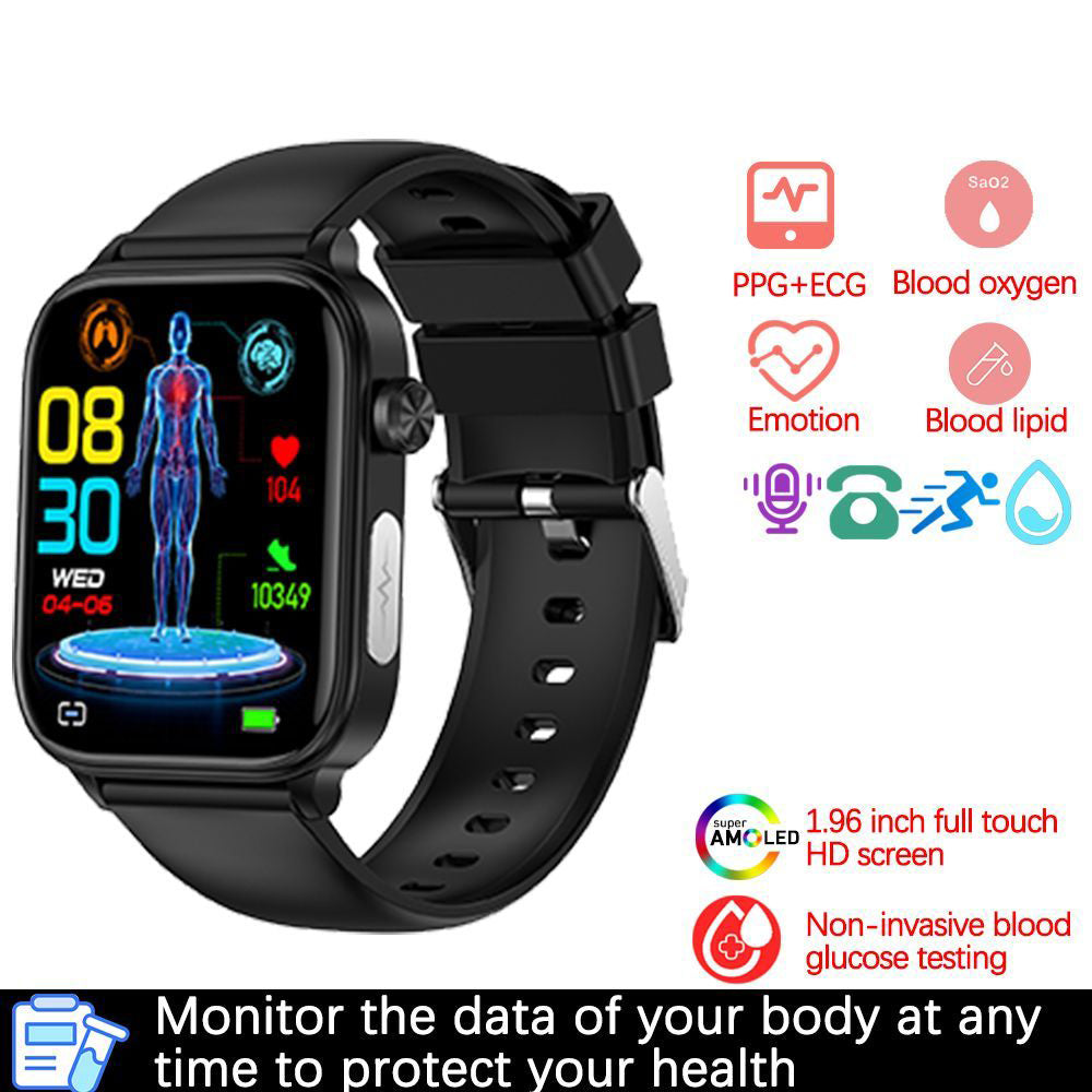 Bluetooth Calling Smart Watch with ECG + PPG, Electrocardiogram, Blood Pressure, Multi-Sport Smartwatch