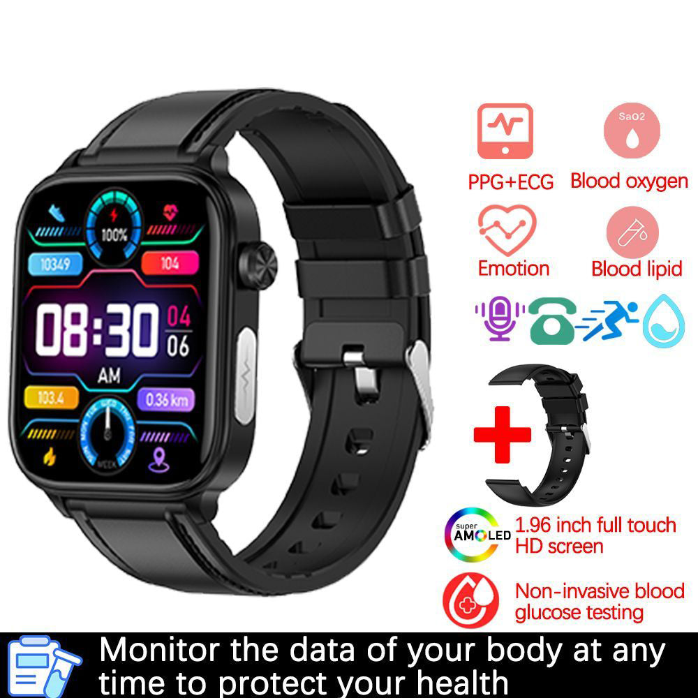 Bluetooth Calling Smart Watch with ECG + PPG, Electrocardiogram, Blood Pressure, Multi-Sport Smartwatch