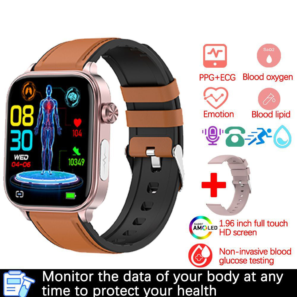 Bluetooth Calling Smart Watch with ECG + PPG, Electrocardiogram, Blood Pressure, Multi-Sport Smartwatch