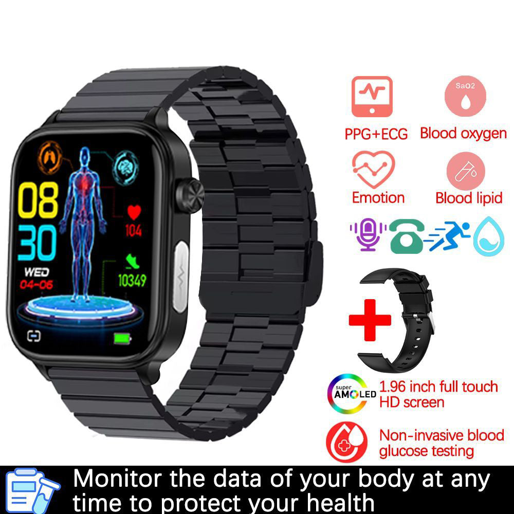 Bluetooth Calling Smart Watch with ECG + PPG, Electrocardiogram, Blood Pressure, Multi-Sport Smartwatch