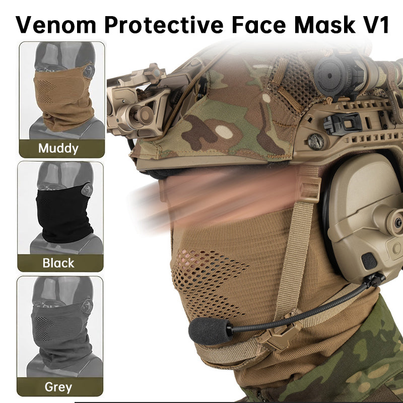 Airsoft Steel Mesh Mask with Neck Gaiter - Tactical Half Face Protection for Paintball & Cosplay