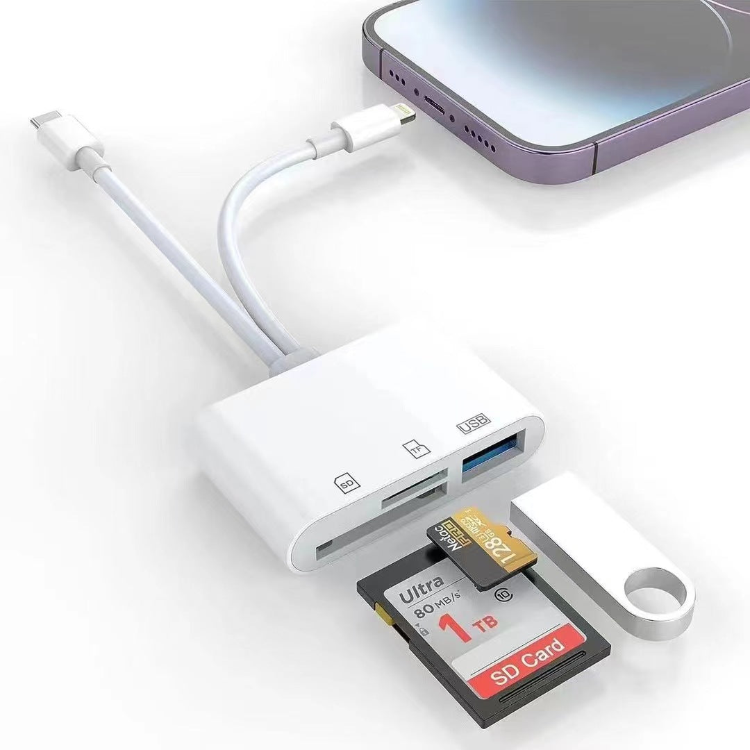 Universal Multi-Function Card Reader for Apple Type-C Phones