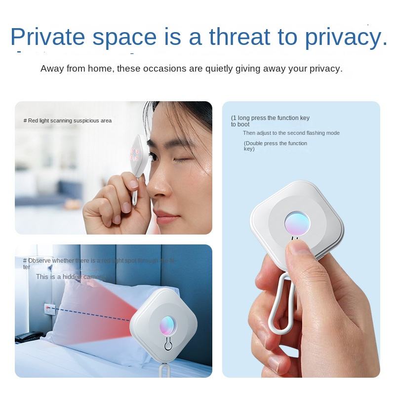 Camera detector hotel anti shooting monitoring infrared detection and inspection device travel counter monitoring