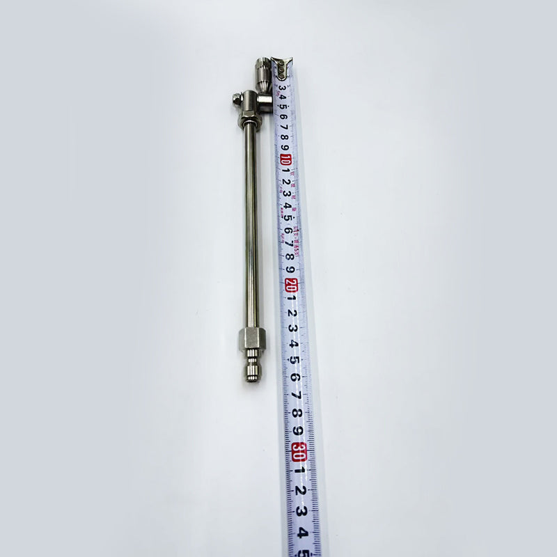 Stainless Steel Pressure Washer Extension Wand, Compatible with Standard High Pressure Washers, with Adjustable Rotating Nozzle