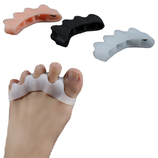 Toe Overlap Separator Nail Spacer Toe Sleeve Silicone Comfortable Soft Toe Clip Finger Protector Corrector Separator