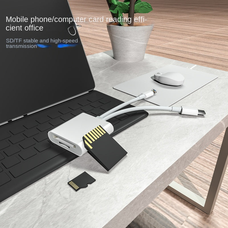 Universal Multi-Function Card Reader for Apple Type-C Phones