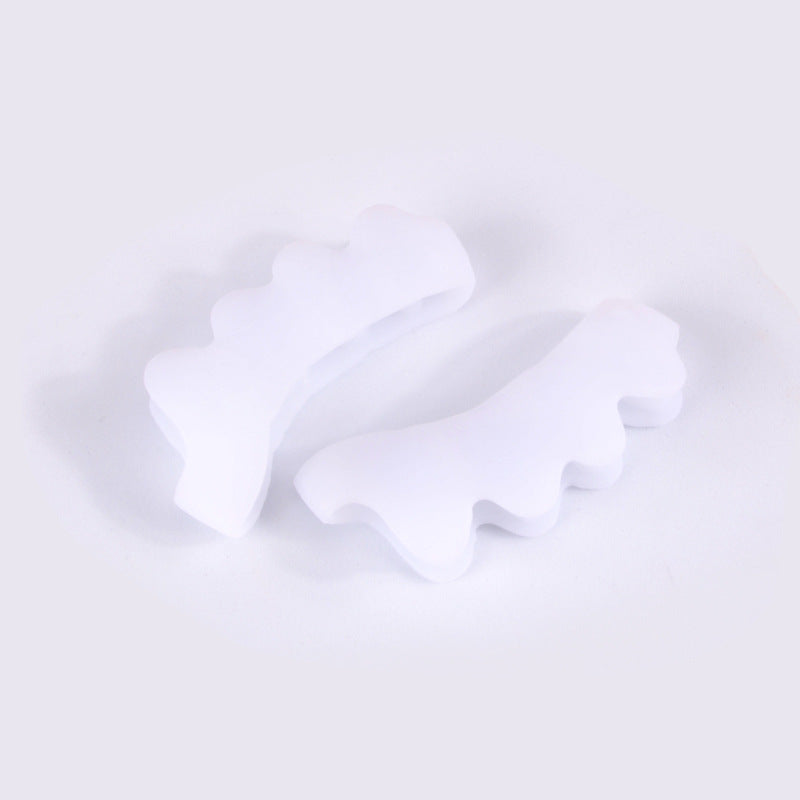 Toe Overlap Separator Nail Spacer Toe Sleeve Silicone Comfortable Soft Toe Clip Finger Protector Corrector Separator