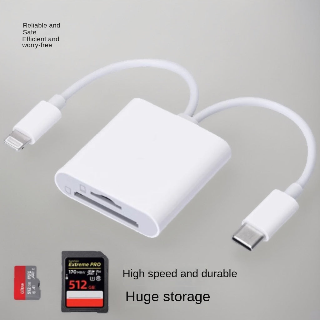 Universal Multi-Function Card Reader for Apple Type-C Phones