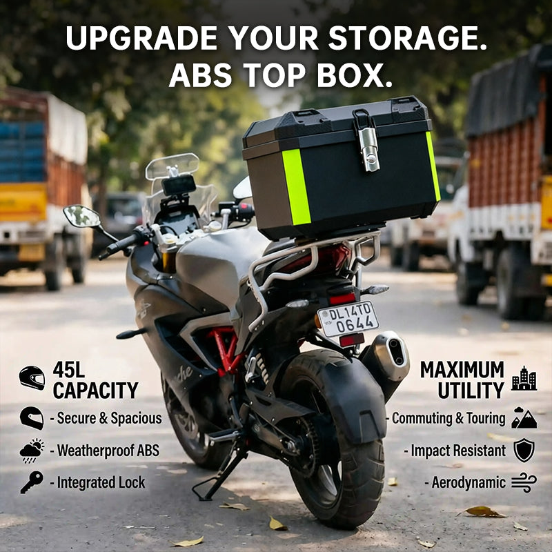 45L/55L Motorcycle Top Case, Quick Release Trunk for BMW R1200GS/R1250GS Honda Kawasaki Suzuki
