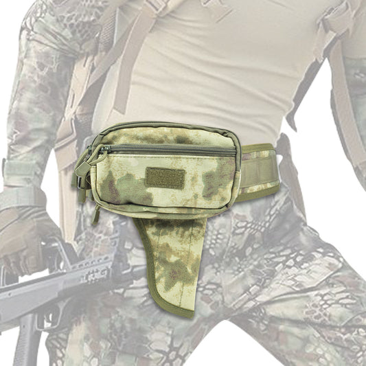 Tactical Gun Holster Waist Pack for Glock & 1911 – EDC Concealed Pistol Belt Pouch for 9mm, Hunting & CS Airsoft Gear