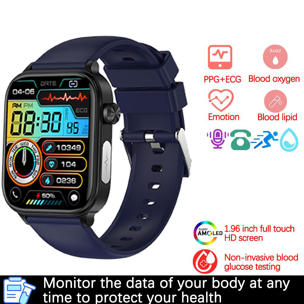 Bluetooth Calling Smart Watch with ECG + PPG, Electrocardiogram,  Blood Pressure, Multi-Sport Smartwatch