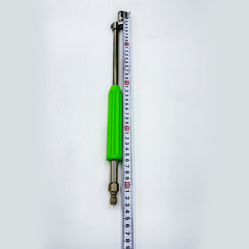 Stainless Steel Pressure Washer Extension Wand, Compatible with Standard High Pressure Washers, with Adjustable Rotating Nozzle