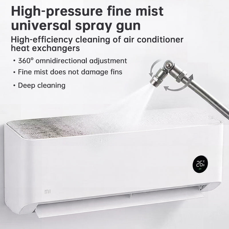 Stainless Steel Pressure Washer Extension Wand, Compatible with Standard High Pressure Washers, with Adjustable Rotating Nozzle